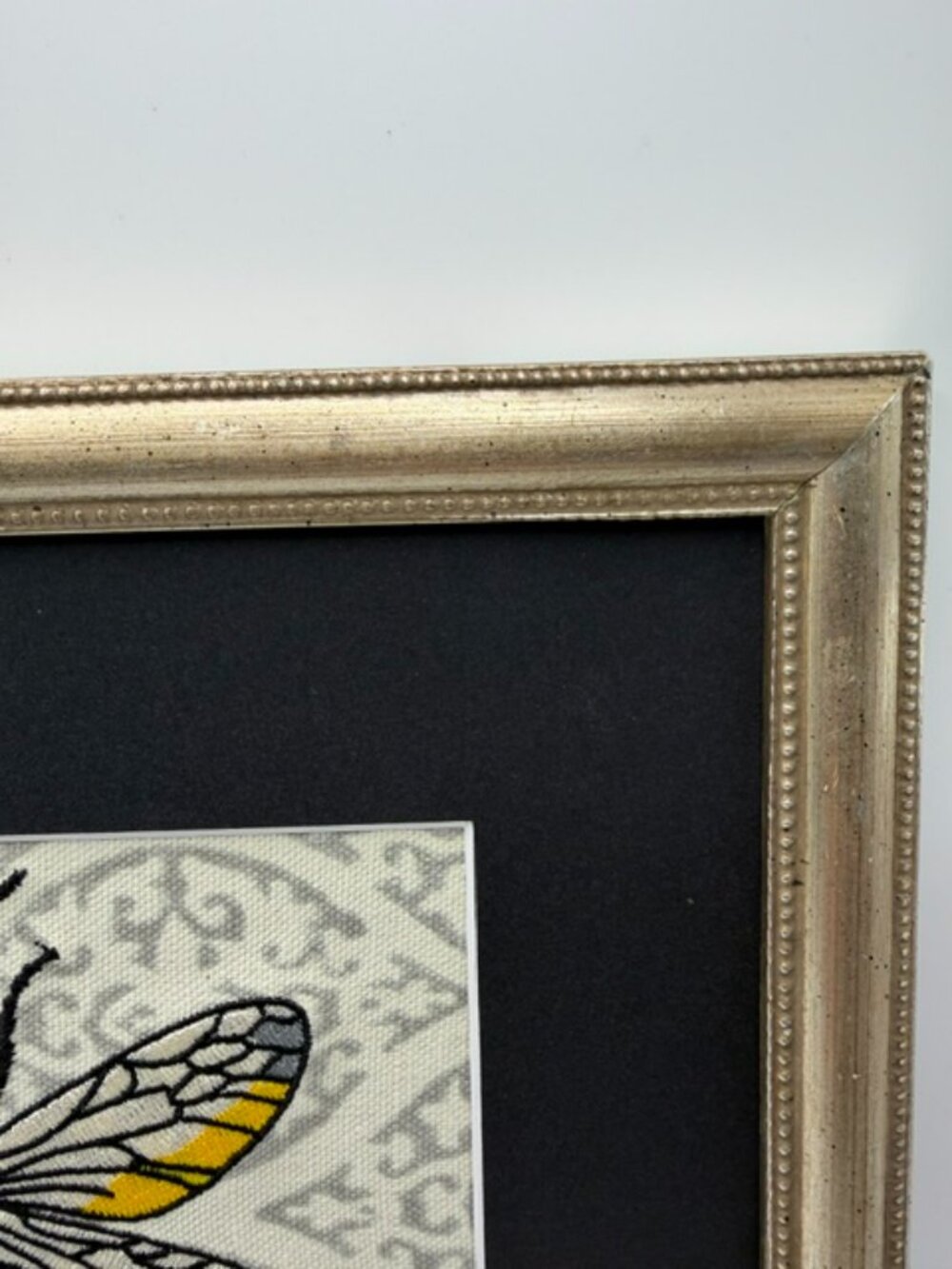 Homemade Bee Embroidery Art 8X10 - Picture 5 of 6